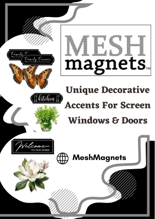 Magnetic Decor for Sliding Doors and Windows