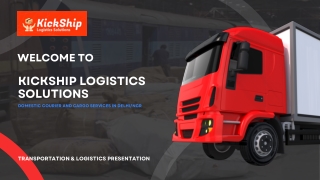 Domestic Courier and Cargo Services