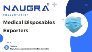 Medical Disposables Exporters