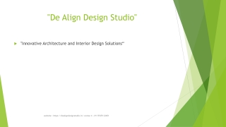 De Align Design Studio ppt