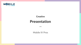 Sun City Mobile IV Infusions – Wellness Delivered to You