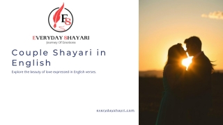 best Couple Shayari in English.