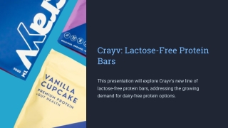 lactose Free Protein Bars