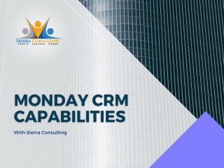 Sierra Consulting IT Recruitment Companywith Monday CRM is in partnership