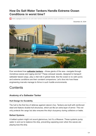 news.vppages.com-How Do Salt Water Tankers Handle Extreme Ocean Conditions in worst time