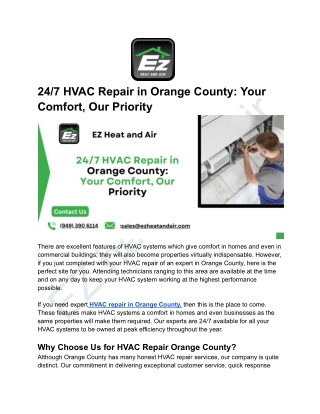24_7 HVAC Repair in Orange County_ Your Comfort, Our Priority