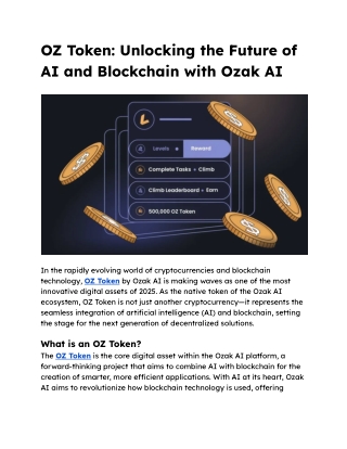 OZ Token_ Unlocking the Future of AI and Blockchain with Ozak AI (1)