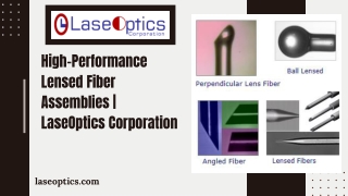 High-Performance Lensed Fiber Assemblies  LaseOptics Corporation