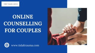 Online Counselling for Couples | Tidal Trauma Centre