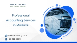 Professional Accounting Services in Madurai