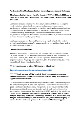 Metallocene Catalyst Market