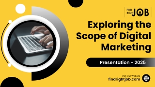 Exploring the Scope of Digital Marketing