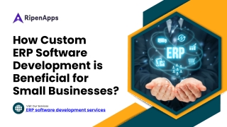 How Custom ERP Software Development is Beneficial for Small Businesses