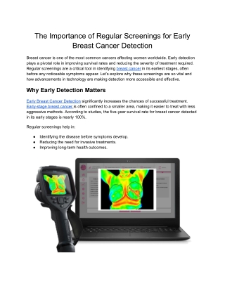 The Importance of Regular Screenings for Early Breast Cancer Detection