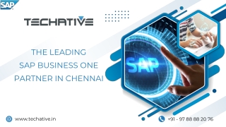SAP Business One Partner in Chennai