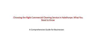 Commercial cleaning services in Halethorpe