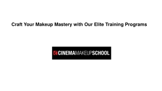Cinema Makeup School