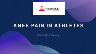Knee Pain in Athletes