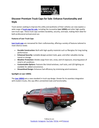 Liberty Flags Leer 100XQ