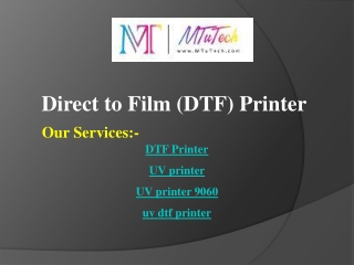 UV DTF Printing Technology