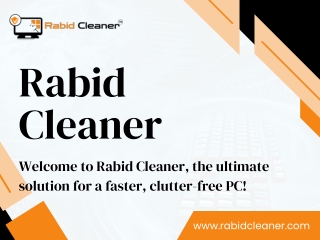 PC Cleaner Software for Speed & Performance - Rabid Cleaner