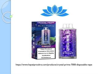 Crystal Prime 7000 Disposable Vape
