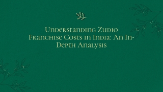 zudio franschise cost in india
