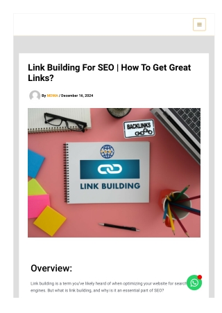 Link Building for SEO | How to get great links?