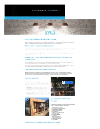 Commercial Electrician Gold Coast
