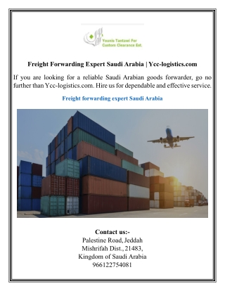 Freight Forwarding Expert Saudi Arabia  Ycc-logistics.com