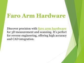 Faro Arm Hardware