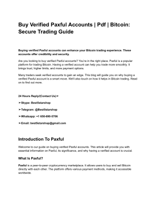 Buy Verified Paxful Accounts _ Pdf _ Bitcoin_ Secure Trading Guide