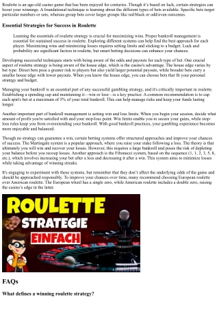 Explore Powerful Roulette Tips: Increase Your Winnings