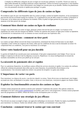 Les méthodes pour sélectionner une plateforme de jeux en ligne de qualité et boo