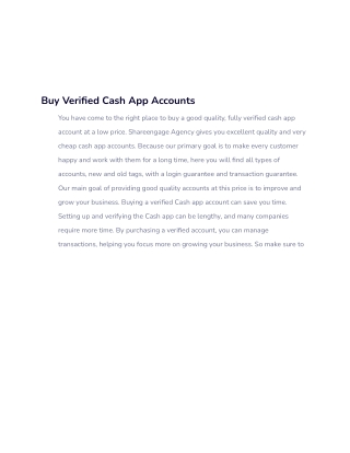 Buy Verified Cash App Accounts cng