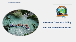 Rio Celeste Costa Rica, Tubing Tour and Waterfall Blue River