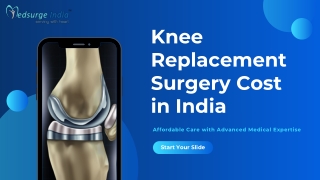 Knee Replacement Surgery Cost in India