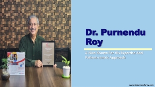 Dr. Purnendu Roy  Best Doctor for Gallbladder Stone Surgery in Kolkata