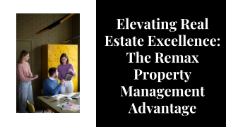 Expert Property Management by RE/MAX – Trusted Professionals