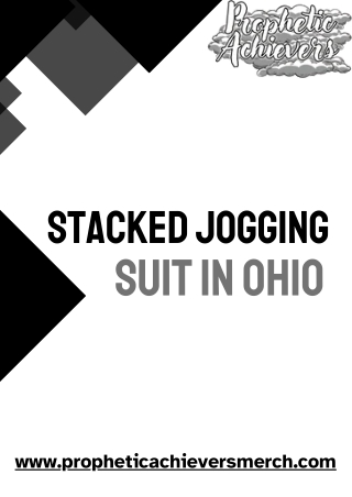 Get Stylish Stacked Jogging Suits for Men and Women in Ohio