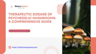 Therapeutic Dosage of Psychedelic Mushrooms A Comprehensive Guide