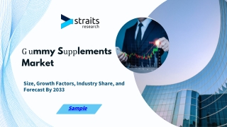 Gummy Supplements Market Analysis 2024–2033: Growth, Trends, and Future Forecast