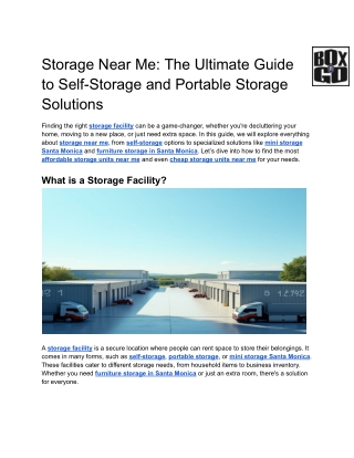 Storage Near Me_ The Ultimate Guide to Self-Storage and Portable Storage Solutions