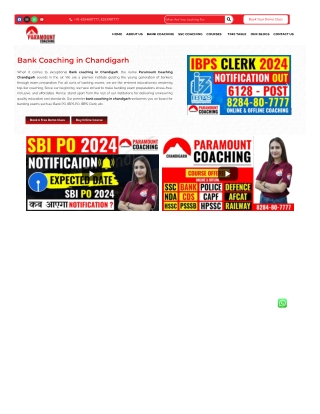 Best Bank Coaching in Chandigarh