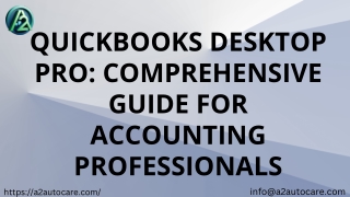 QuickBooks Desktop Pro Comprehensive Guide for Accounting Professionals