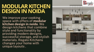 Modular Kitchen Design in Noida