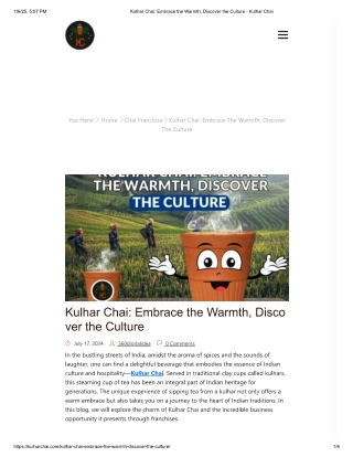 Kulhar Chai: Embrace the Warmth, Discover the Culture