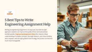 5 Best Tips to Write Engineering Assignment Help