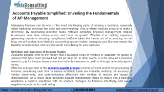 Accounts Payable Simplified