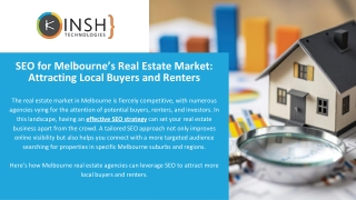 SEO for Melbourne’s Real Estate Market: Attracting Local Buyers and Renters
